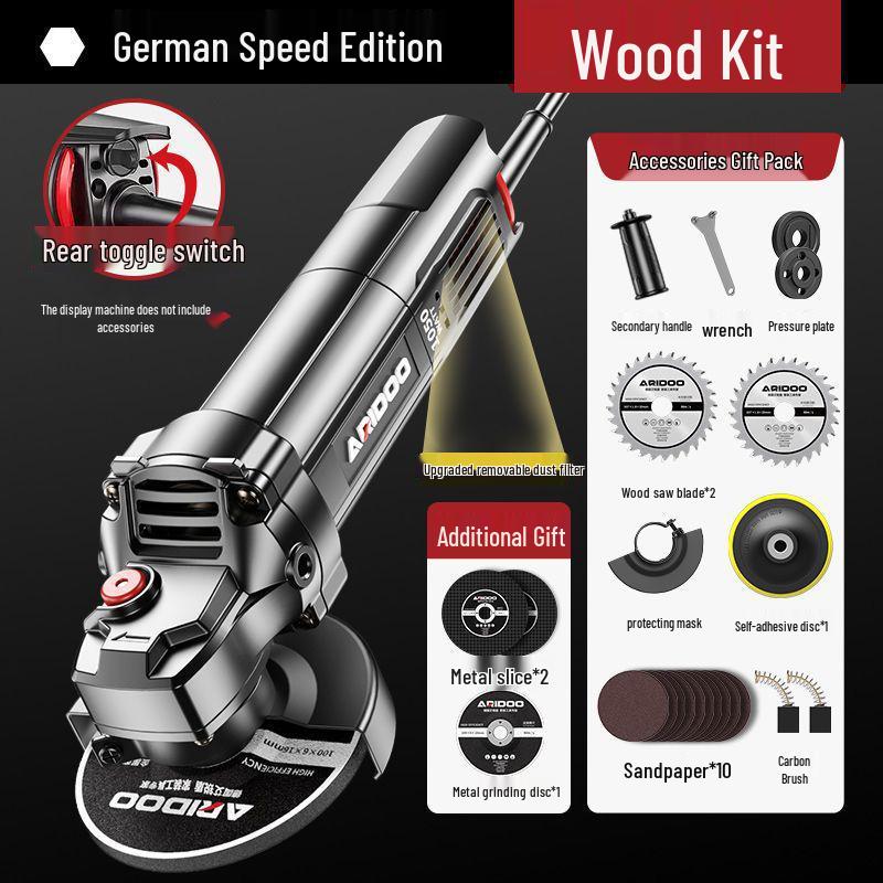 Multifunctional Angle Grinder: Small Household Polisher & Cutting Tool