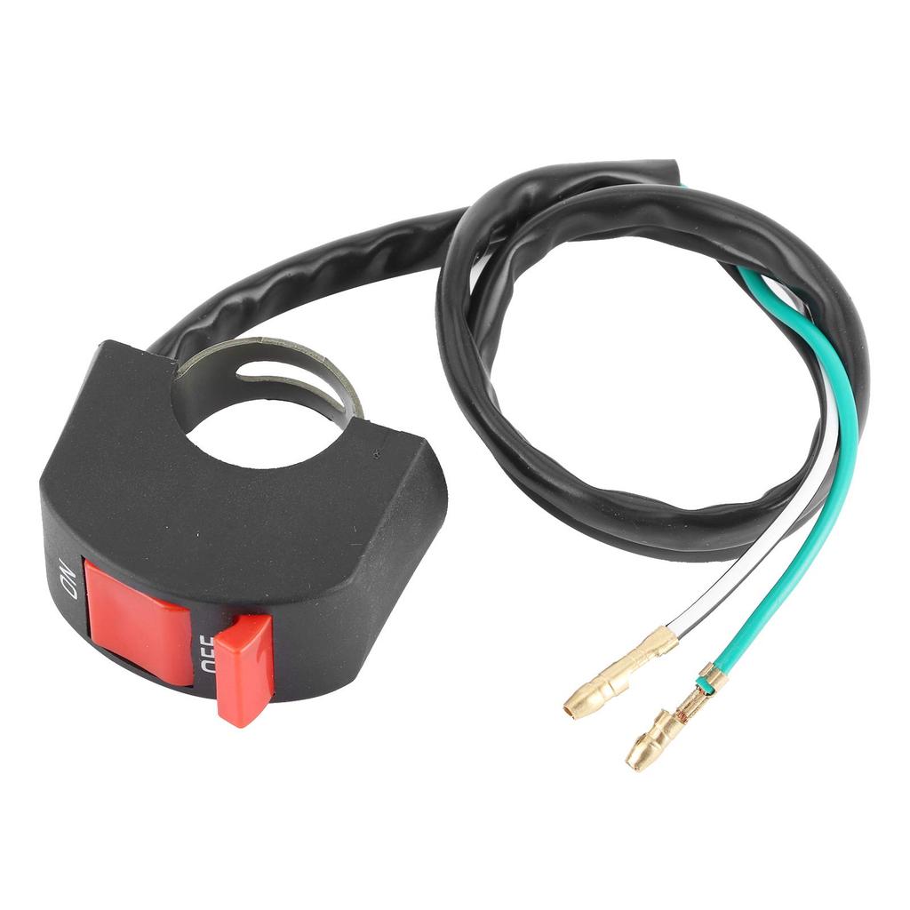 Universal Motorcycle Headlight Switch Handlebar Button LED Light Control On/Off 22-25mm