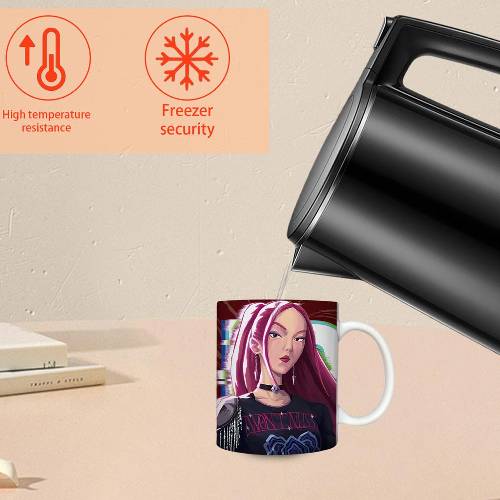 Adorable Anime - Themed Ceramic Mugs Collection –  Cartoon Designs, Perfect Gift For Kids, Great For Daily Beverages & Anime Enthusiasts’ Collection