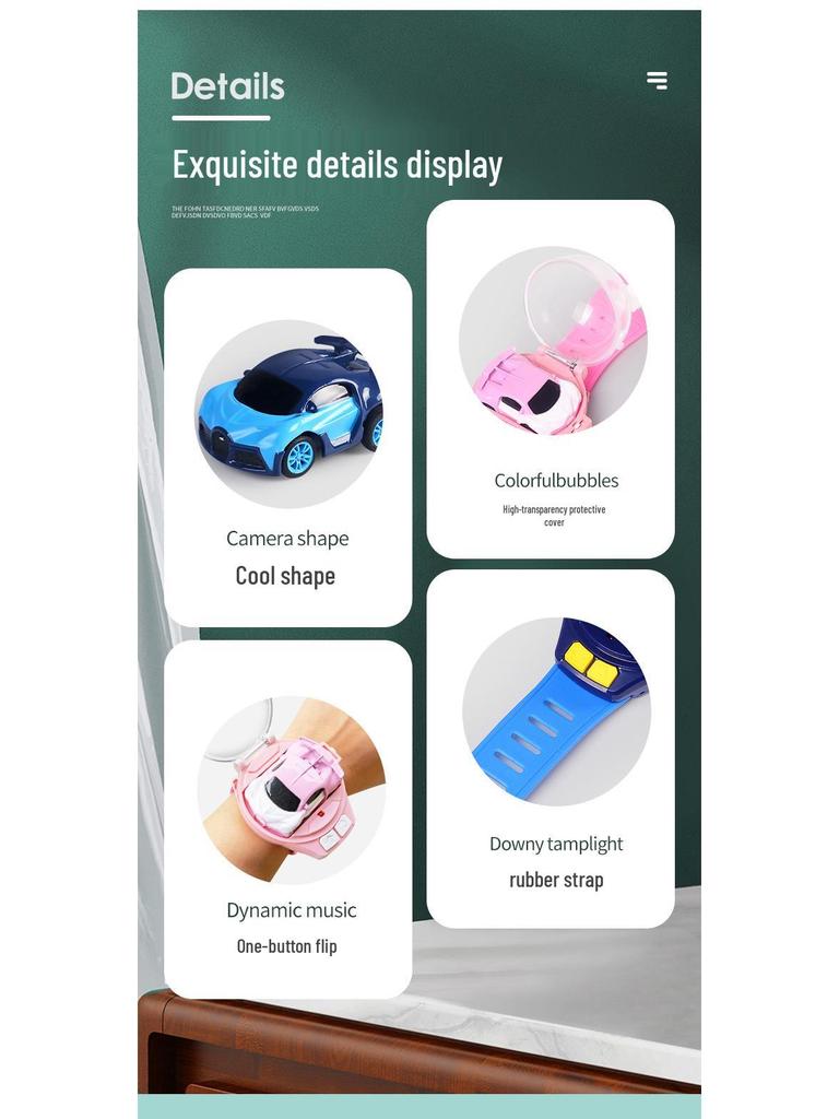 Children's Remote Control Engineering Vehicle Toy - G Watch Model (White Rabbit Capybara)