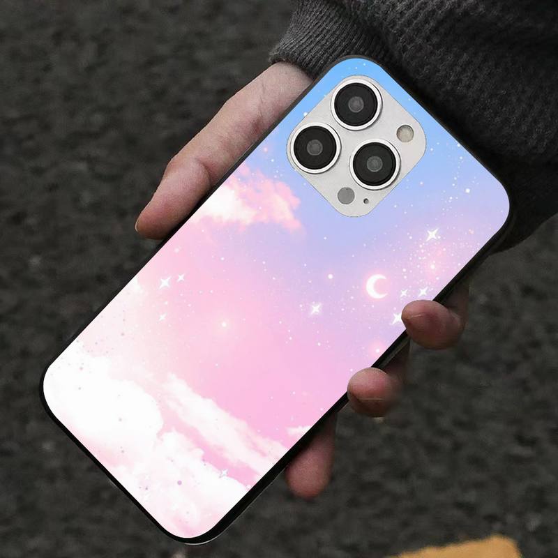 Moon Phone Case For Iphone 7 8 Plus X Xr Xs 11 12 13 Se2020 Mini Mobile Iphones 14 Pro Max Case