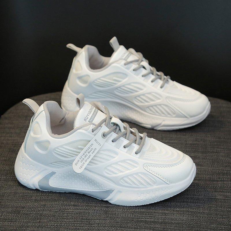 Sports Shoes for Women Spring and Autumn New Women's Breathable Shoes Lightweight Soft Sole Shock-Absorbing Running Shoes Dad Shoes Ins Fashion Shoes