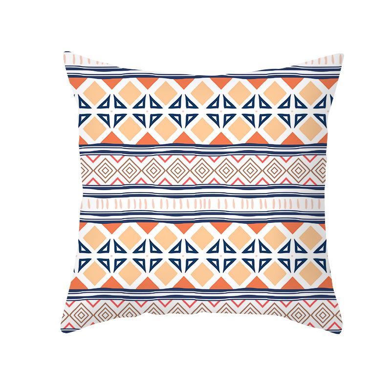 Geometric Pillow Abstract Stripe Cushion Cover Ethnic Style Office Sofa Pillowcase Home Decor Pillowcase