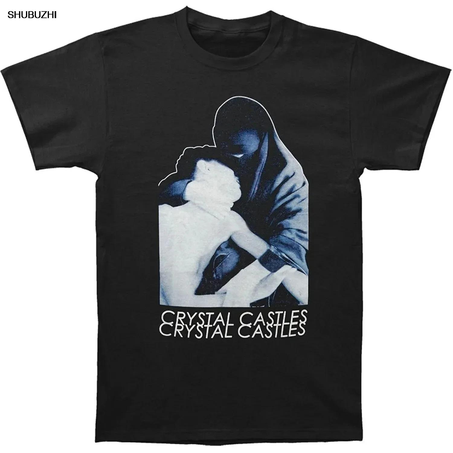 

Retro Casual Tops Crystal Castles Fashion Print T Shirt Crew Neck Streetwear Casual Loose Short Sleeve T Shirt Unisex S