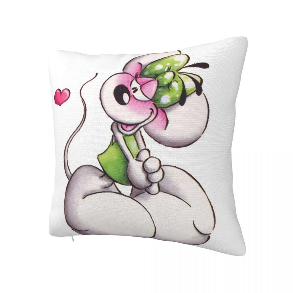Cartoon Diddl Diddlina Pillow Case Kawaii Pillow Cover Soft Pattern Cushion Cover Pillowcases For Sofa Bedroom Home Decor