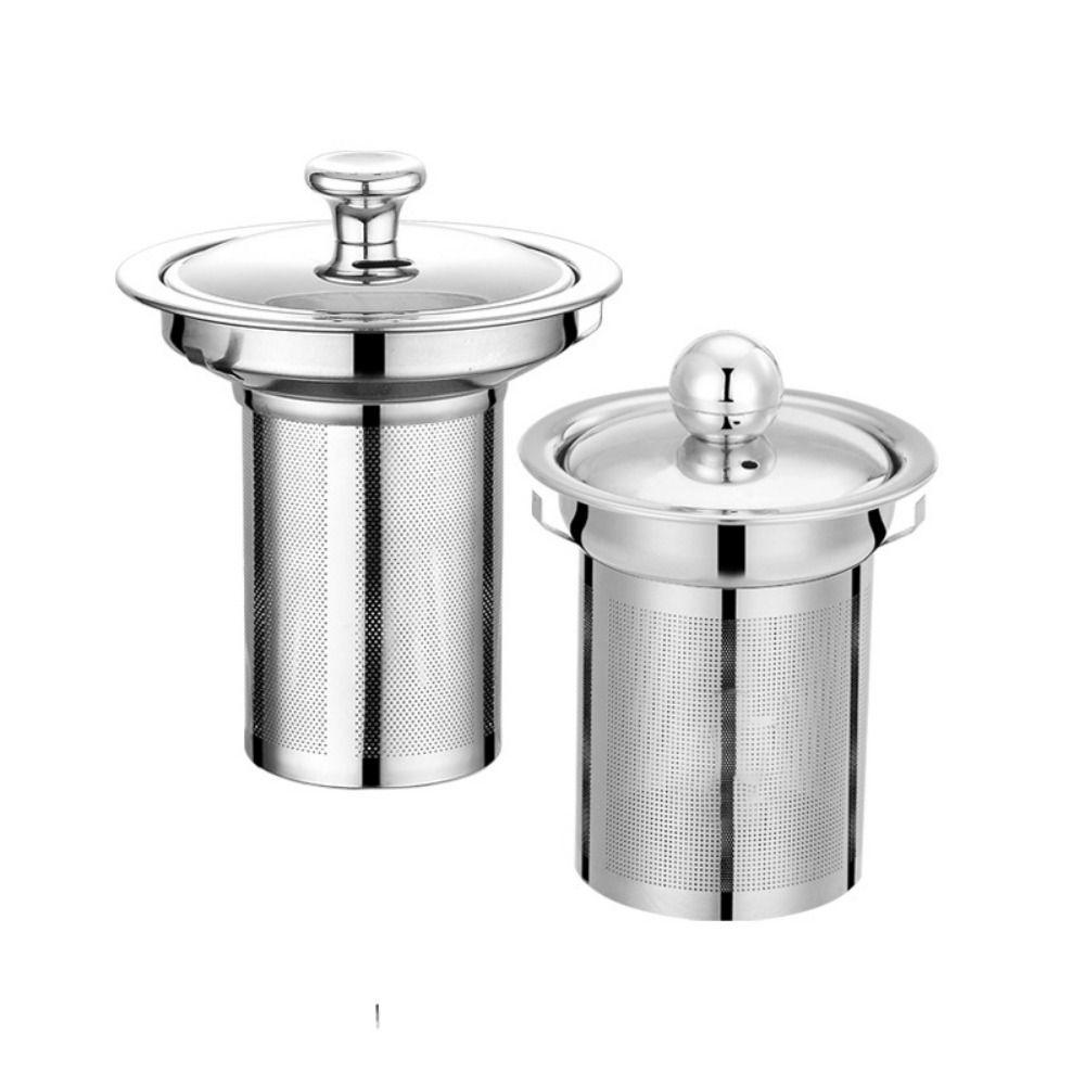 Capacity Stainless Steel with Lid for Spice Coffee Tea Leaf Filter Tea Strainer Tea Infuser Teaware