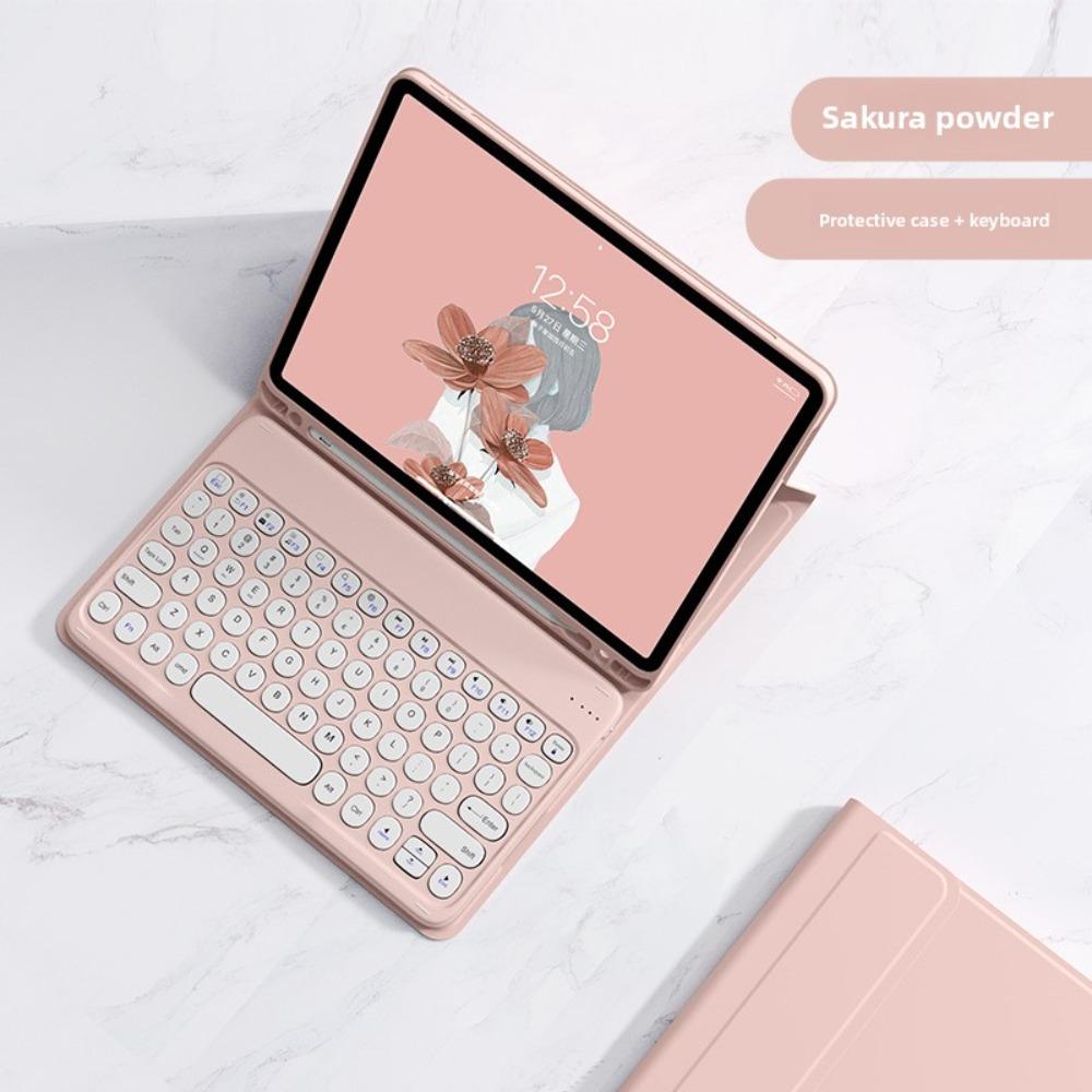 Detachable Leather Case Bluetooth Keyboard for Honor Pad V7 10.4 Inch KRJ2-W09 AL0 Protective Cover