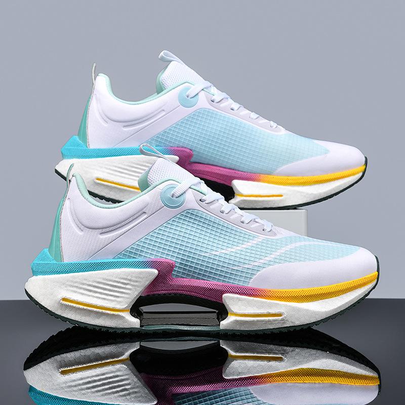Jueying 3 generation running shoes lightweight breathable rebound shock absorption sports shoes men's and women's high school entrance examination