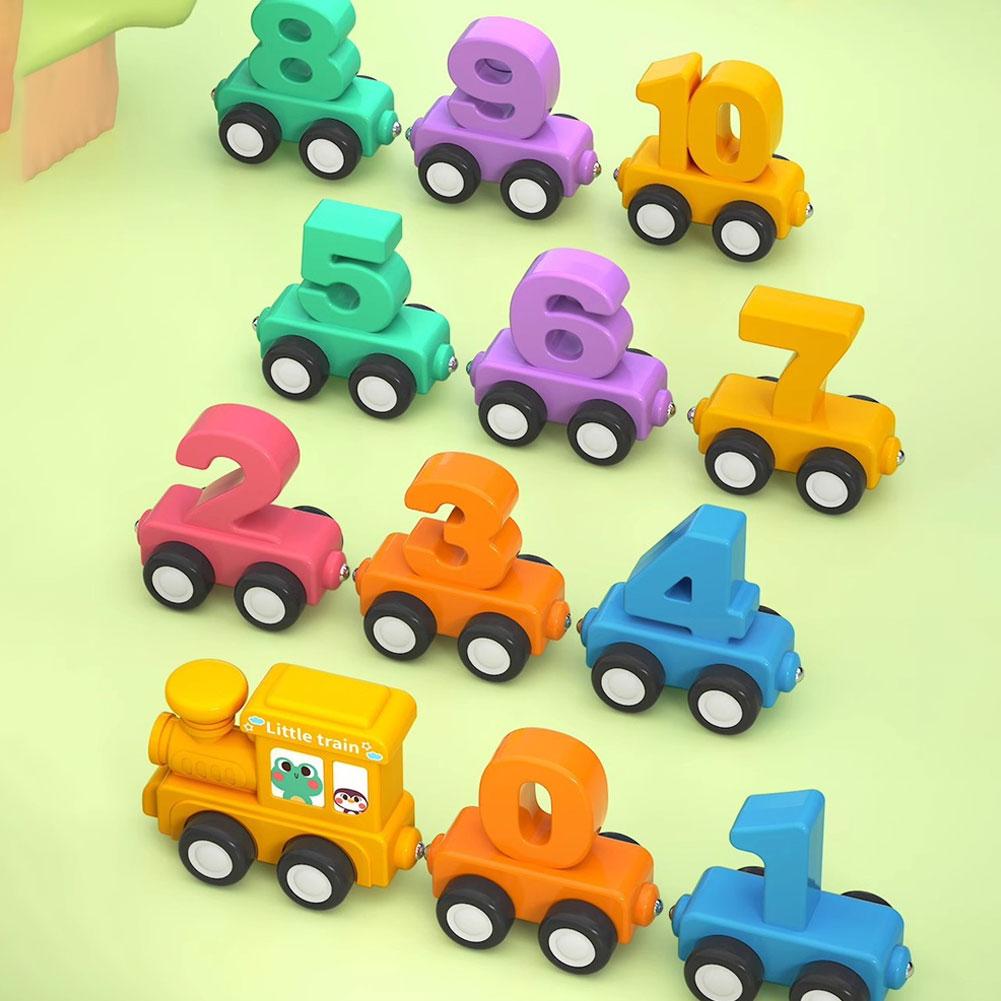Magnetic Number Train Set Digital Learning Educational Toys Number Counting Color Sorting Preschool Learning Train Toy