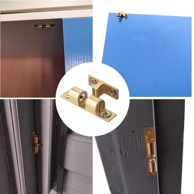 Brass Double Roller Spring Ball Catch Latch Adjustable Tension Cabinet Closet Door Interlock Chassis Lock Buckle Hardware