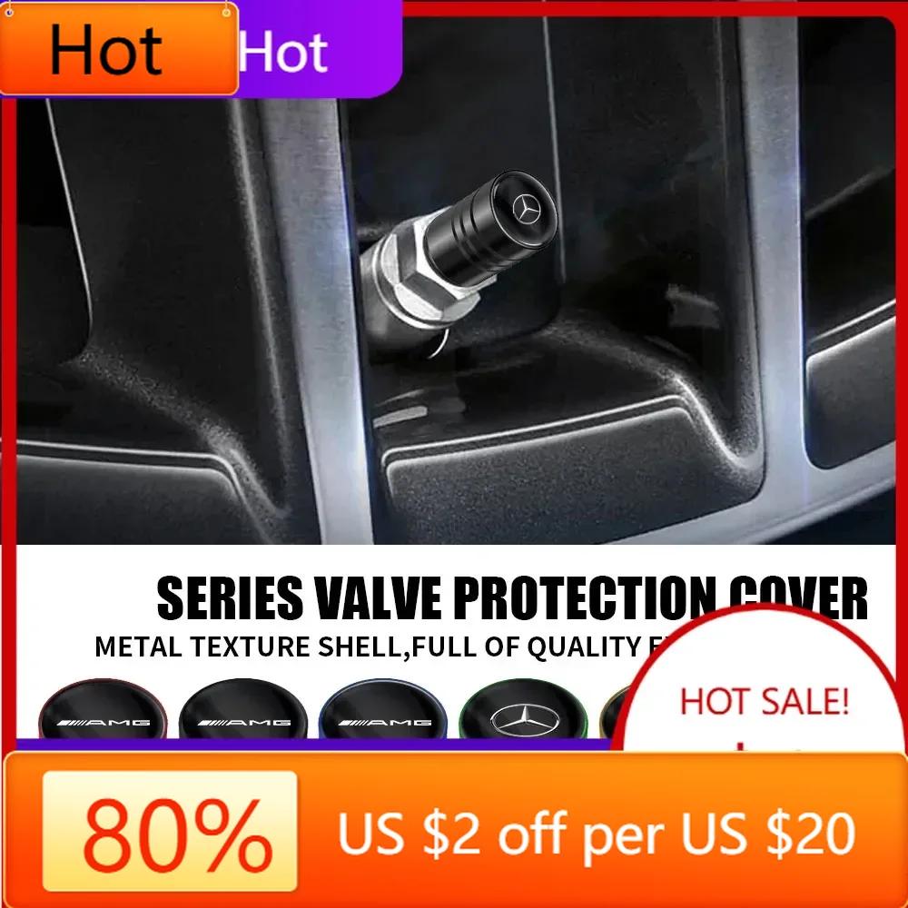 2025 Caldo Per Mercedes Benz 4pz Tappi Valvole Pneumatici Ruota Auto Copri Stelo Aria per MERCEDES BENZ W203 W204 W205 W209 W210 W211 W212 W
