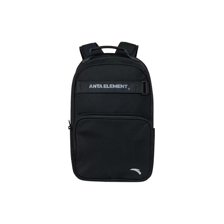 New Anta Variety Training Collection Fabric Backpack Unisex Black 992237153R-1