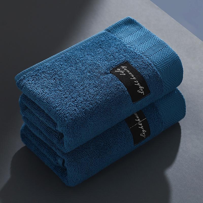 

Хлопковое полотенце с вышивкой в виде короны, домашнее мочалка для взрослых, утолщенное впитывающее мягкое хлопковое полотенце, удобные текстильные полотенца для дома 34*75cm