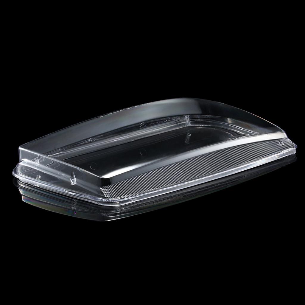 One Pair Transparent Plastic Headlight Headlamp Cover Replacement