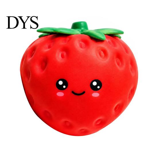 Игрушка-сквиш клубника, мультяшная игрушка для снятия стресса, гигантский фейковый редуктор, фруктовая сенсорная фиджет-игрушка для дома, офиса, школы, ТПР-мячик Strawberry