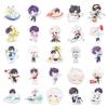50pcs Q-version Love & Deep Space Creative Game Personality Trendy Stickers for Notebook & Skateboard DIY