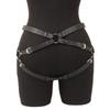 Women Sexy Belt Gothic  Leg Harness Pu Leather Studded Decor Harness Adjustable Fetish Clothing lingerie Clothing Accessories