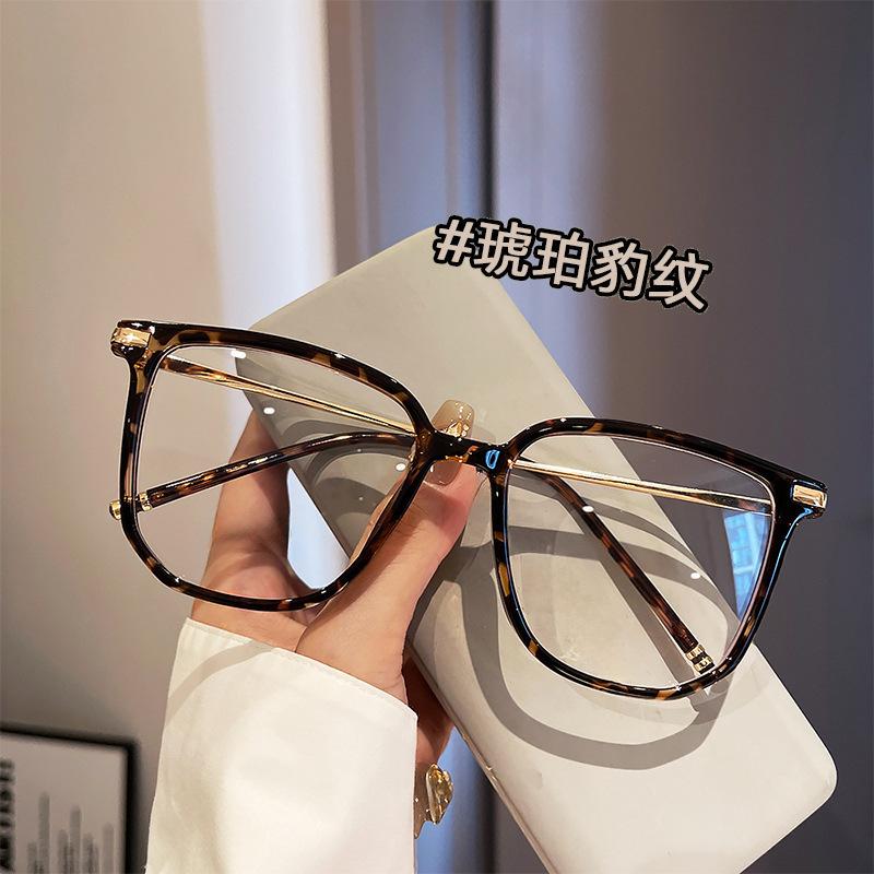 

New Korean-style retro prescription-ready myopia glasses for women, high-intelligence anti-blue light glasses, college-style natural look glasses Empty glasses frame【No