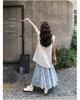 Elegant Lace Splicing Sleeveless Top and Skirt Set for Women - Summer 2026 Collection