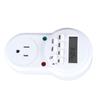 Timer Outlet 7 Day Programmable Digital Timer Plug in Light Timer Switch with 3 Prong Outlet for Appliance