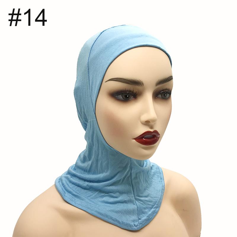 High Qualit Modal Muslim Women Ninjas Cap Full Cover Inner Hat Islamic Undercap Hijab Comfortable Bonnet Headcloth Neck Cover