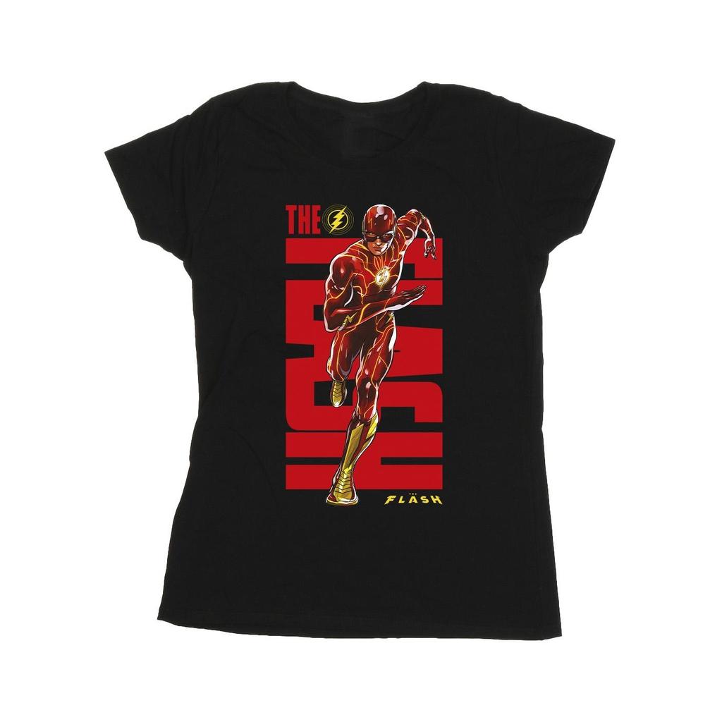DC Comics Womens/Ladies The Flash Dash Cotton T-Shirt
