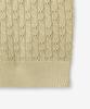 MINAV Strong Cotton Cable Punch Collar Knit [Butter Lemon]