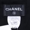 CHANEL [ ] 12C P42616V18196 Rhinestone Button Pile Jacket 36 blackUsed