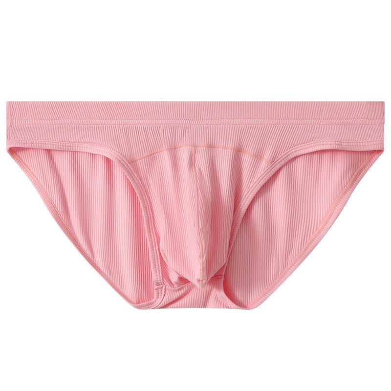 

Мужские дышащие трусы с низкой посадкой, с выпуклым мешочком и свободной резинкой XL розовый