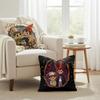 OOver The GGarden WWall Cushion Cover Natural Linen Organic Fabric DoubleSided Printing Couch Pillow Covers Home Decor