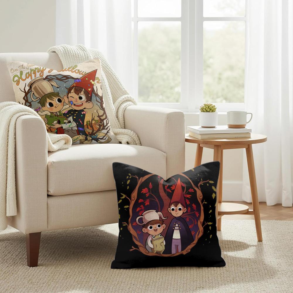 OOver The GGarden WWall Cushion Cover Natural Linen Organic Fabric DoubleSided Printing Couch Pillow Covers Home Decor