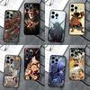 Anime Japanese Samurai Phone Cover For iPhone 16 15 12 11 13 14 Pro Max Mini X XR XS Max Plus Phone Case