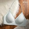 Liquid foundation hanging neck thin shoulder strap U-shaped beautiful back underwear women's small breasts gathered and closed, soft support