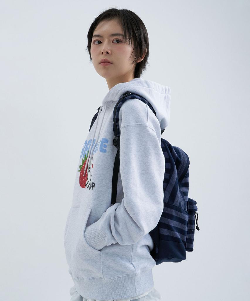 Cgp Square Logo Stripe Backpack - Dark Navy