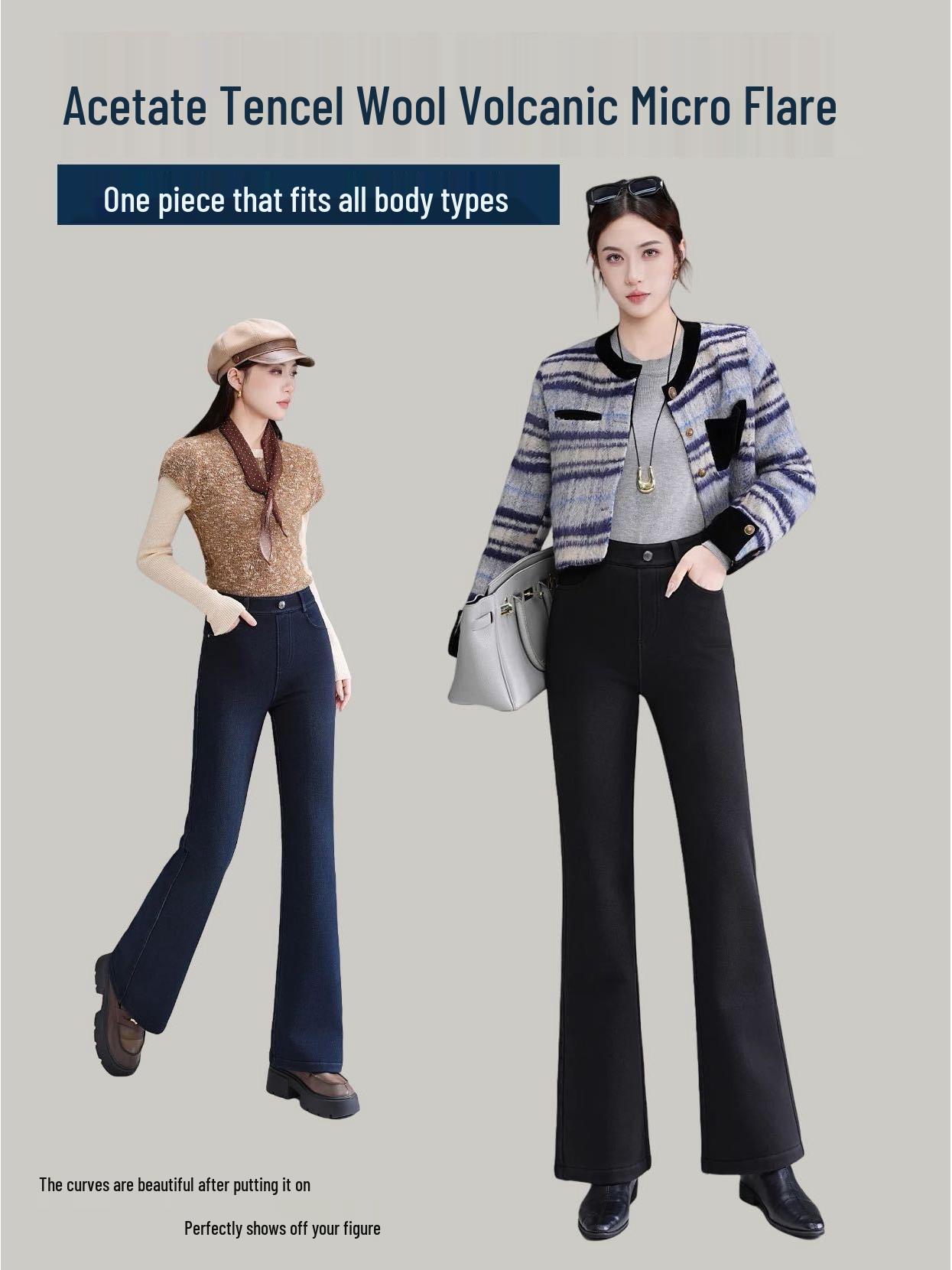 Women s High-Waisted Retro Flare Jeans - Slim Fit and Leg-Lengthening M