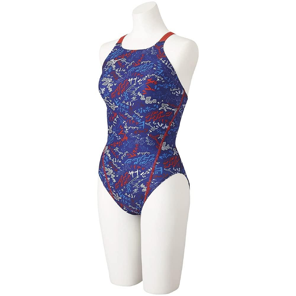 MIZUNO Medium Size Navy for Fitness and Gym Use Women's Exersuit, Cut, S, (N2MA1783),