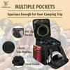 Tactical Propane Tank Storage Bag – Holds 1lb Tank & 4 Camping Stoves, Portable Black Carrying Case for Outdoor Cooking & Travel