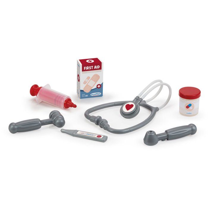 ECOIFFIER Médical 269 - Valisette Docteur 25,5 cm - 18 mois - Allo Docteur ?!