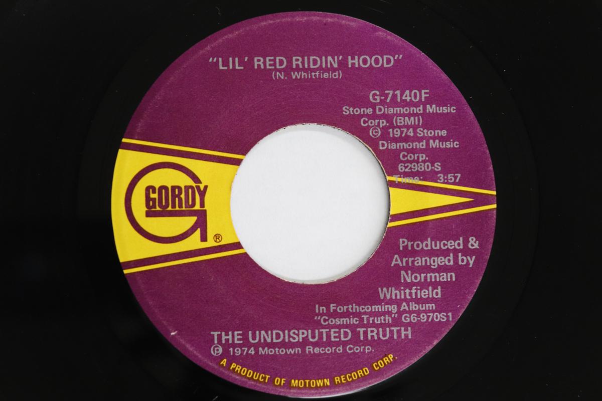 

7inch Record UNDISPUTED TRUTH - Lil Red Riding Hood G7140F Gordy 1974 US Soul/Funk Used