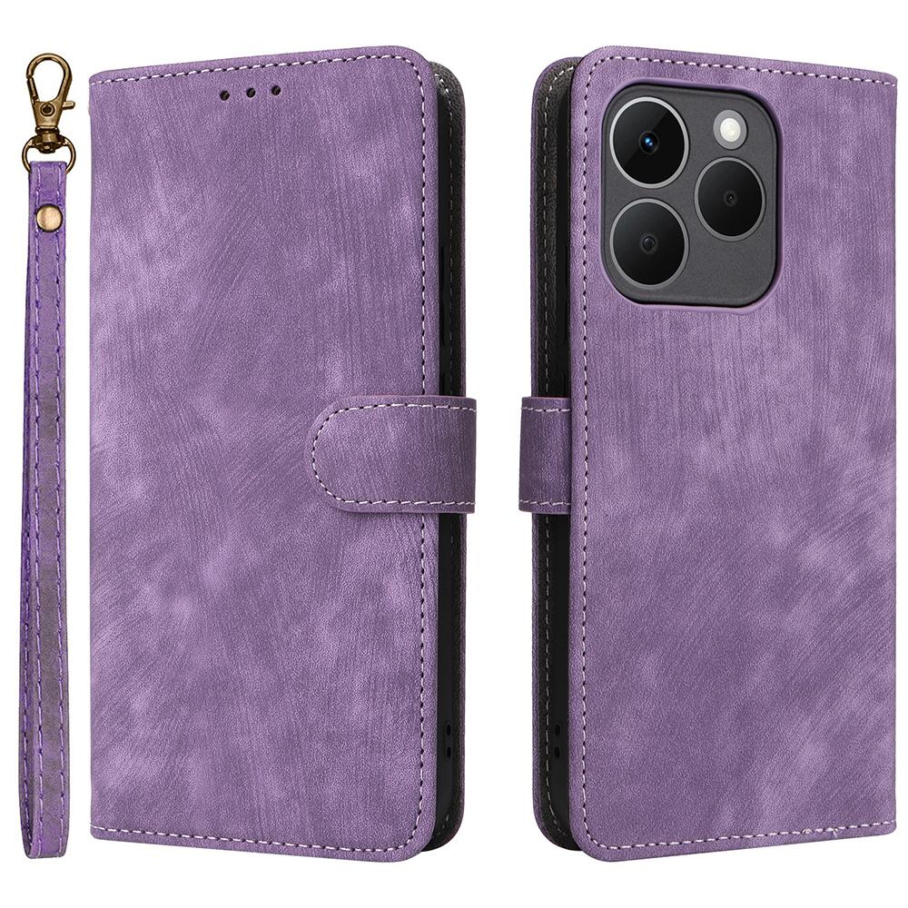 Pro Realme 15T 5G Pouzdro Peněženka RFID Blokování PU Kůže Kryt Telefonu Stojánek s Páskem