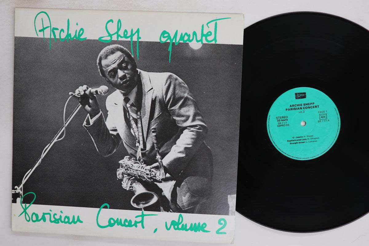 Виниловая пластинка ARCHIE SHEPP Парижский Концерт Том 2 SR117 IMPRO 1978 Франция Джаз Б/у