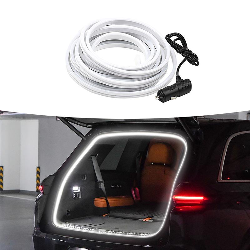 Multi-Color Car Trunk Light - Waterproof LED Atmosphere Lamp - Plug & Play via Cigarette Lighter - Interior Styling Upgrade