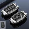 Zinc Alloy Car Key Case Cover For Toyota Land Cruiser 200 300 Prado Crown TLK 200 Yaris Cross Hilux Innova Fortuner Camry 55