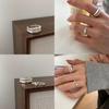 Elegant Minimalist Heart Shaped Ring For Women Stylish Adjustable Copper Jewelry