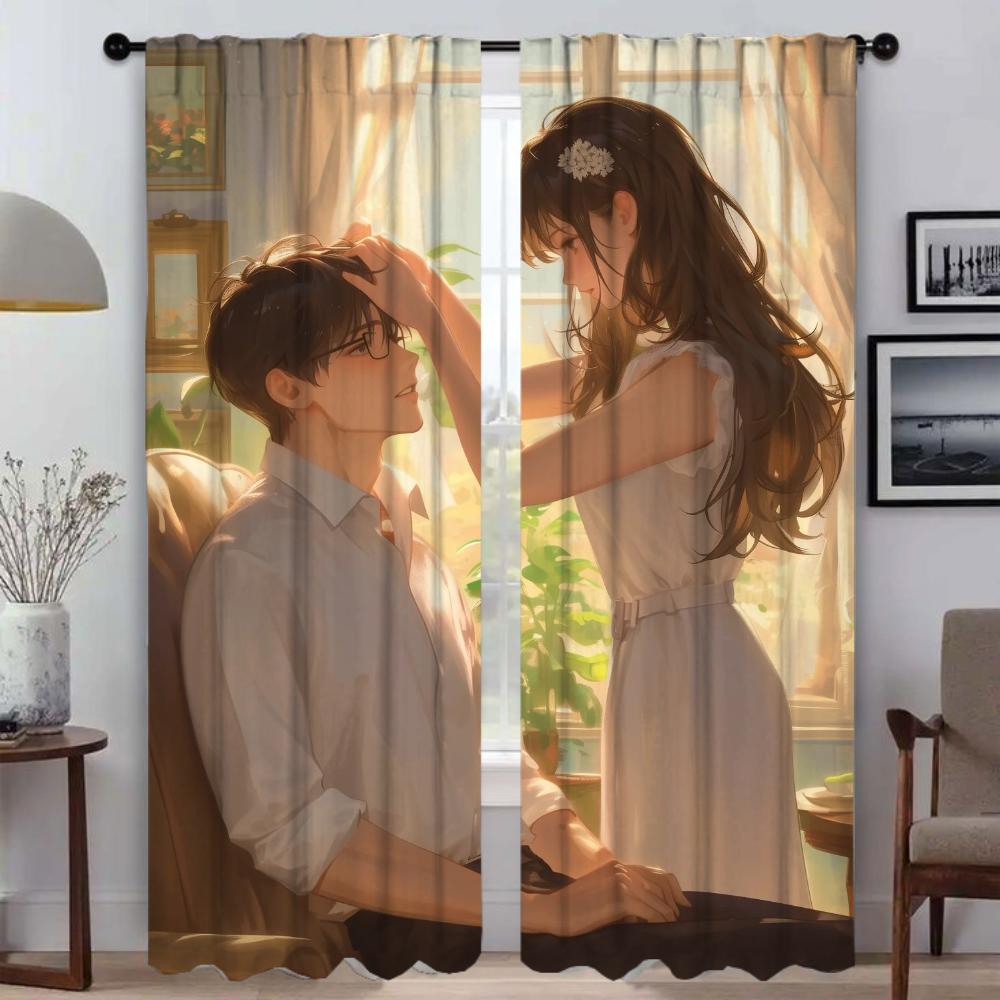 Boys and Girls Curtains Child Room Home Interior Curtains for Living Room Tulle for Bedroom Window Curtain Shades Partition