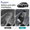 Carbon Fiber Door Window Lift Switch Panel Cover for 2025 2026 Toyota GR Yaris LHD