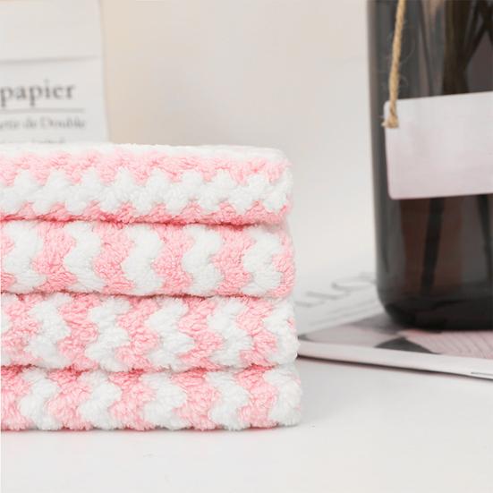 Cleaning Cloth Breathable Quick-dry Coral Fleece Versatile Water Absorbent Washing Dishcloth Household Supplies