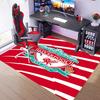 1pc Liverpool FC logo Entrance Mat, Non-Slip Mat Area Rug,Room Decor, Outdoor Decor, Kitchen Rug,Doormat - Machine Washable, Easy to Clean
