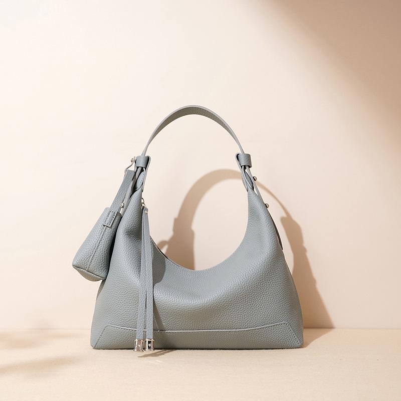 

Top-grain Leather Underarm Bag, Kite Bag Series, Leather Single-shoulder Crossbody Bag for Women