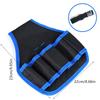 Multi Compartment Work Utility Belt Heavy Duty Nylon Construction Ergonomic Waist Mounted Tool Storage Professionals